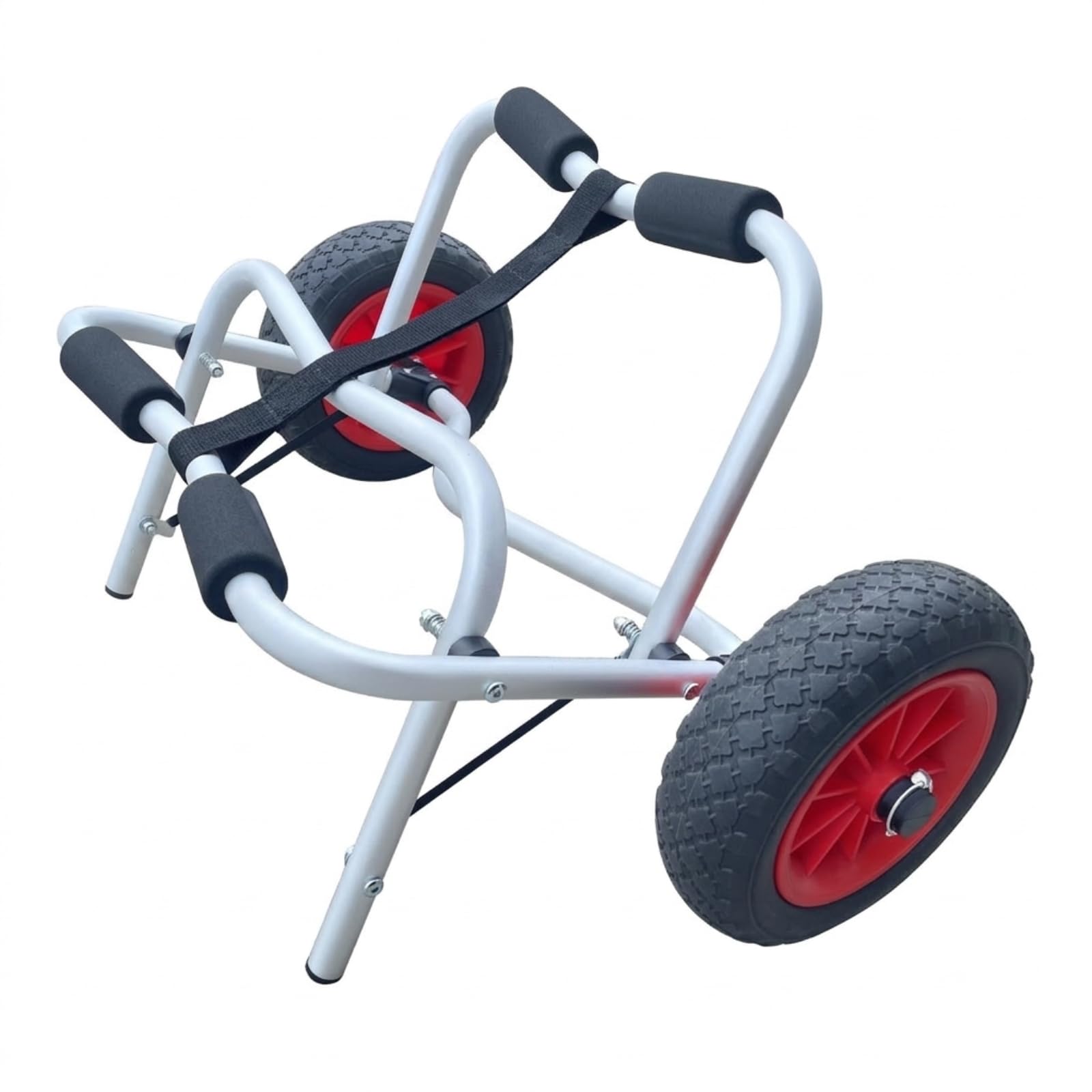LOVIVER Carrello Pieghevole per Kayak con Telaio in Alluminio Leggero E Ruote con Gomma Battistrada per Movimento su Sabbia E con Imbottitura