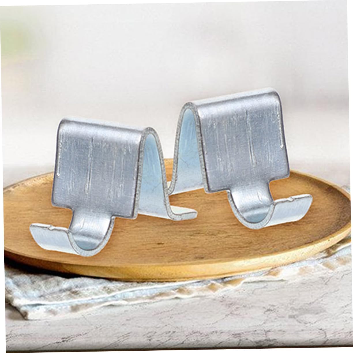 HOMSFOU 20pcs Heavy Duty Shelf Clips for Cabinet and Shelving Support Durable Shelf Support Clips for Supermarket Bookshelves Easy Installation