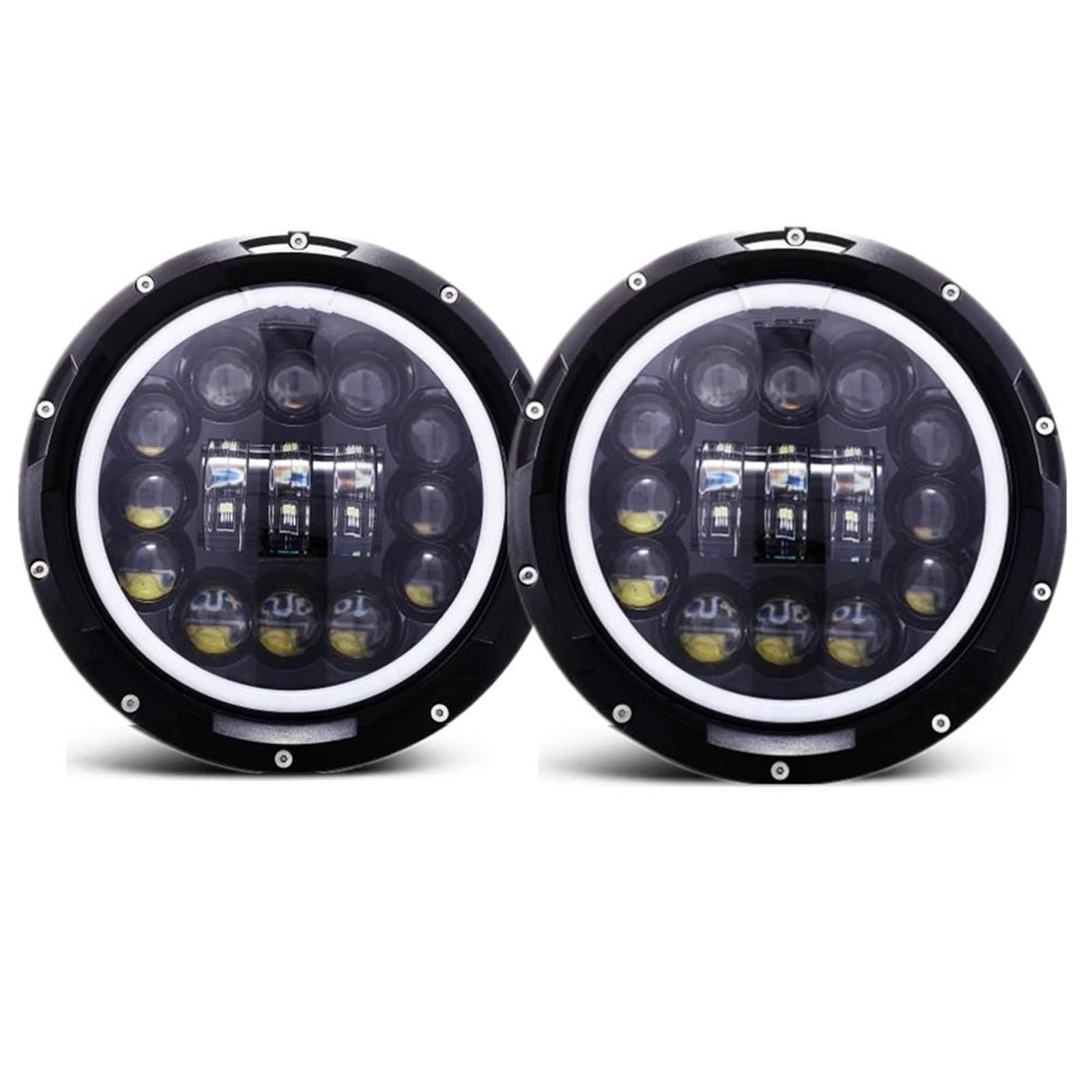 Reflektor dalekosiężny Do Suzuki Samurai SJ410 7 Cal LED Okrągłe