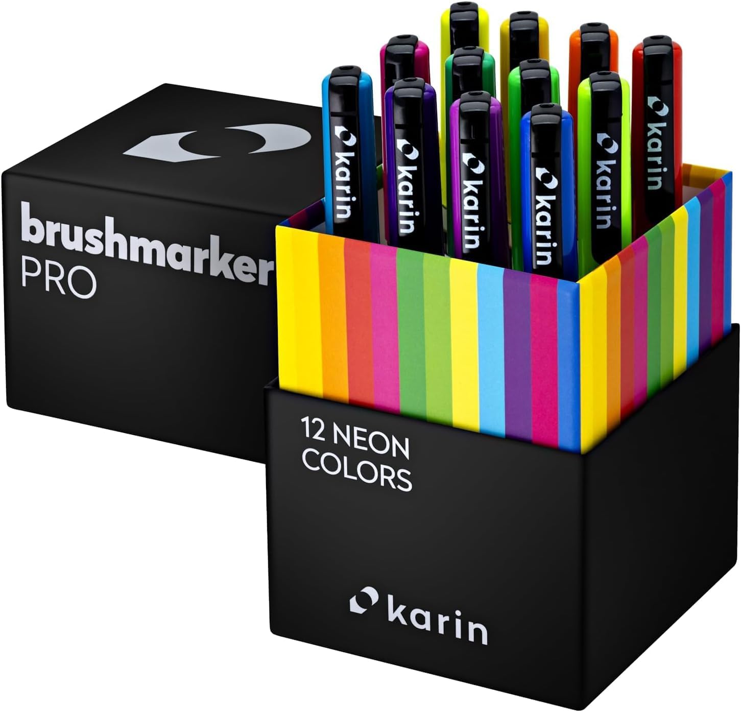 KARIN Brush Marker Pro Neon Colours Case