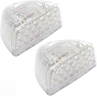 Vista 6 de Señal de giro para Peterbilt, 31 luces LED triangulares ámbar con 3 cables de repuesto para Peterbilt 379 359 357 365 378 ámbar Led/lente