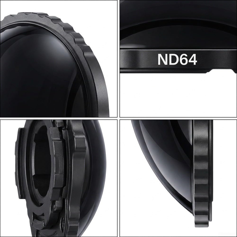 para filtro ND16 para Insta360 X6 Vidrio Óptico para filtro(ND16)
