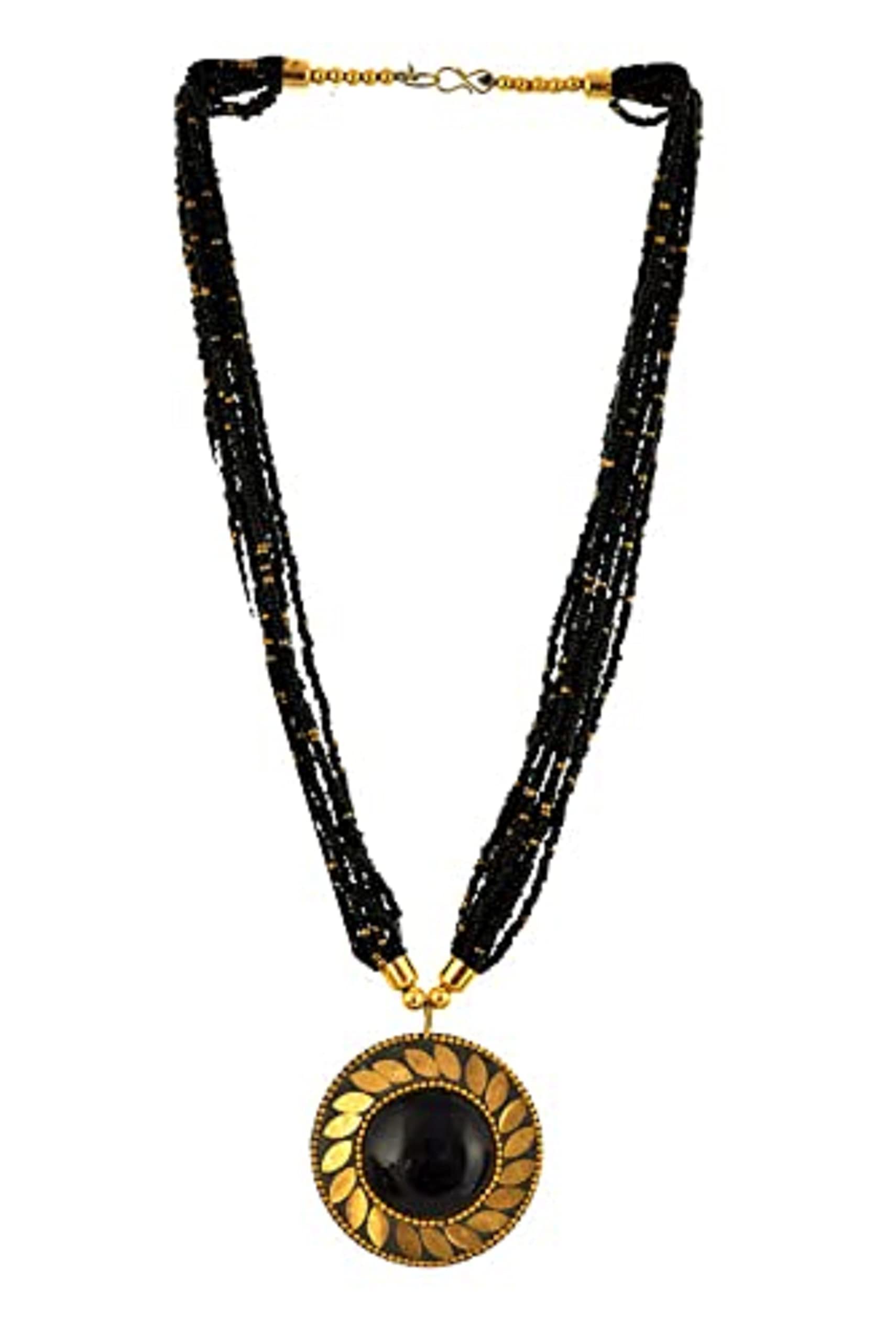 Handicraft Kottage Beads Necklace Set for Women and Girls (Black) (B0BJ2KB2VN) Amazon Price History, Amazon Price Tracker