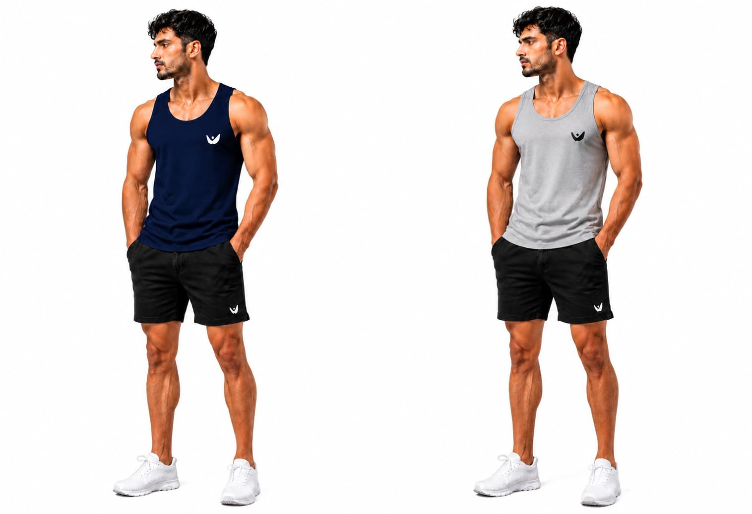 Men Cotton Sleeveless Slim Fit Stylish Sando-image-40