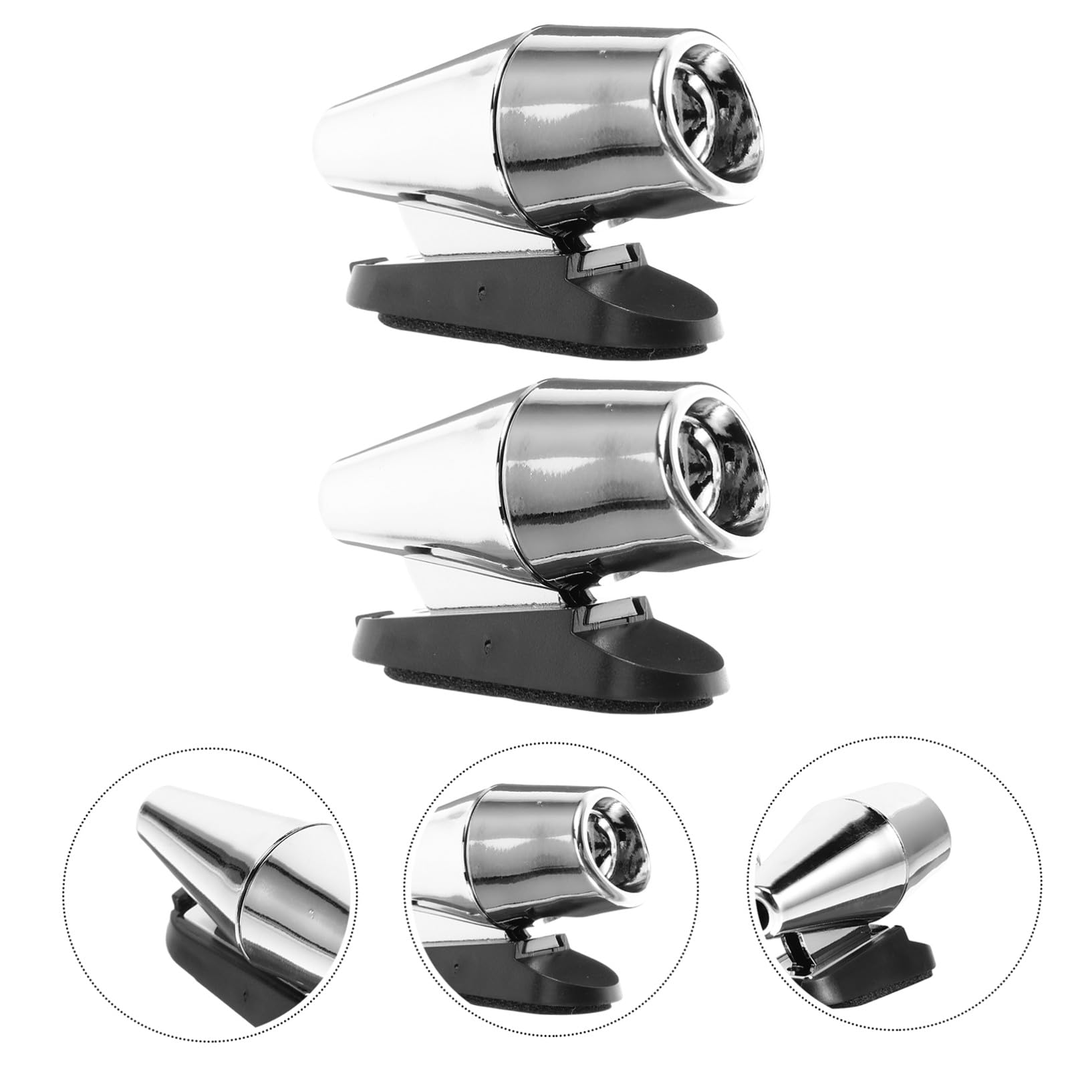 Mikinona 2 piezas Silbato para Ciervos para Vehículos Dispositivo de Advertencia Ultrasónico de Abs Fácil Instalación Parachoques Ahuyentador de Animales para Coches y Motocicletas