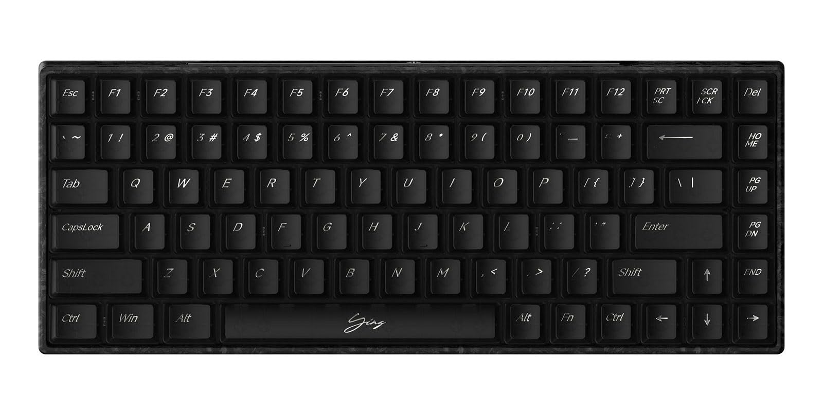 Amazon.com: MK x WLMOUSE Ying75 Forged Carbon Fiber Gasket Mount