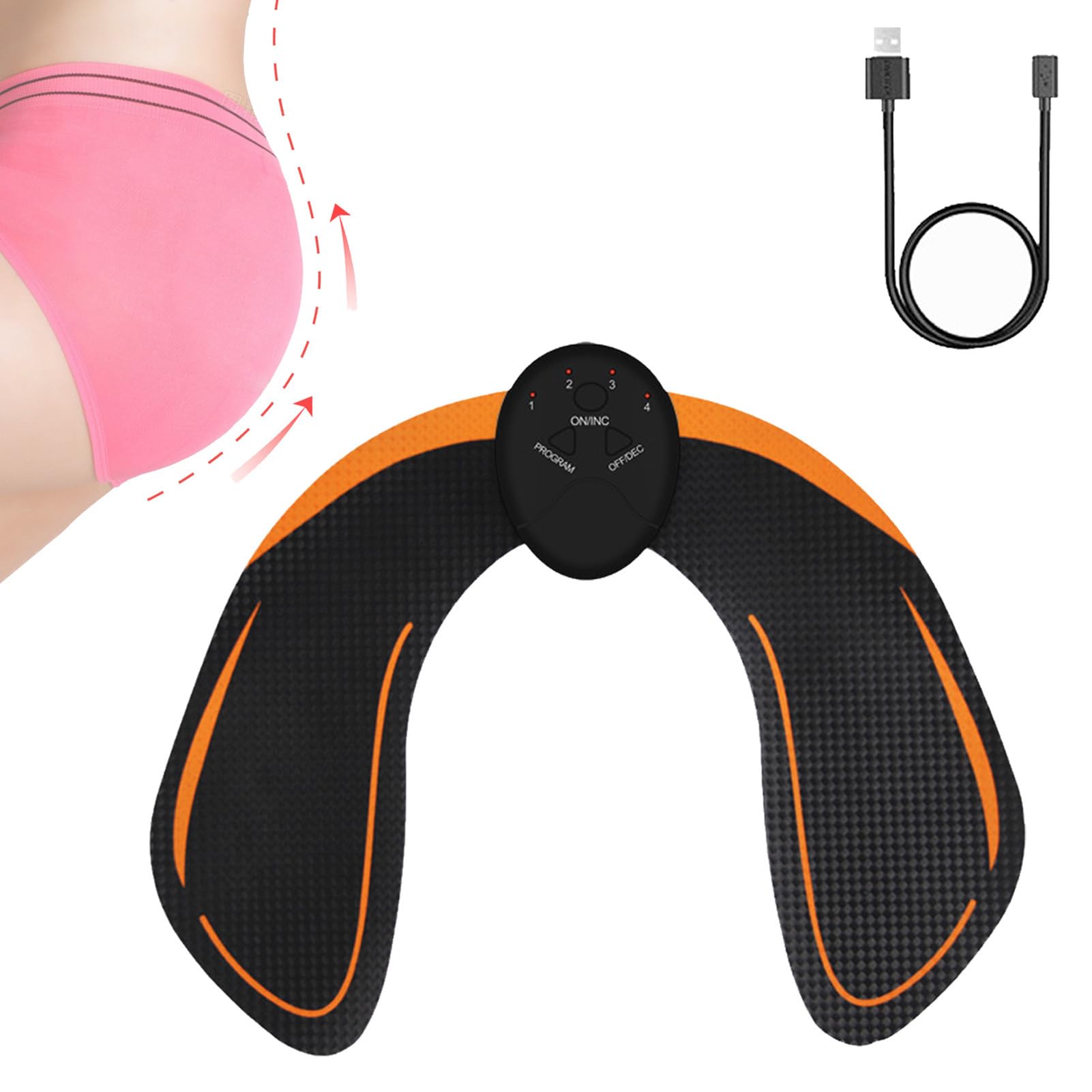 Zorvera Booty Trainer, Zorvera Booty Trainer for Women, 2024 New Upgrade Adjustable Portable Booty Trainer, Zorvera Booty Trainer 6 Modes Smart Training for Workout Home Gym (1 Pcs)