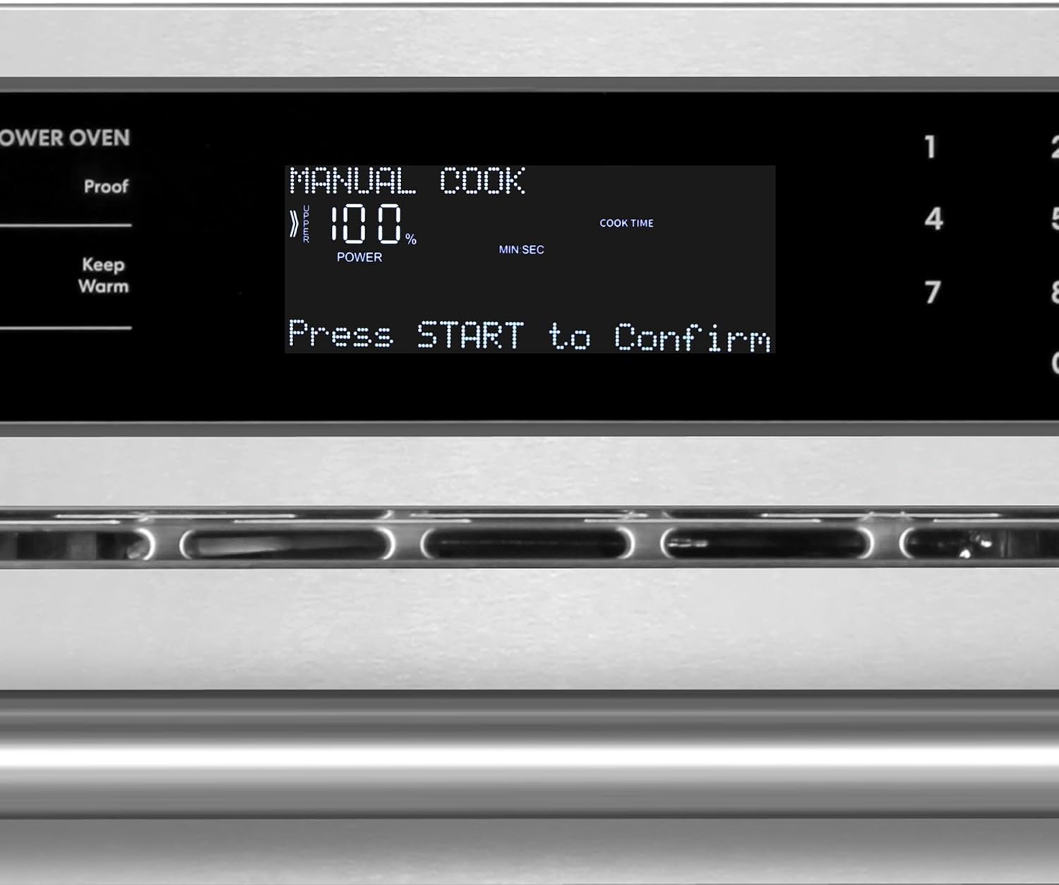 COSMO COS-WOMCR302SS 30 in. Regal Collection 4.8/1.6 cu. ft. Electric Microwave Wall Oven Combination, Air Fry, Convection, Stainless Steel