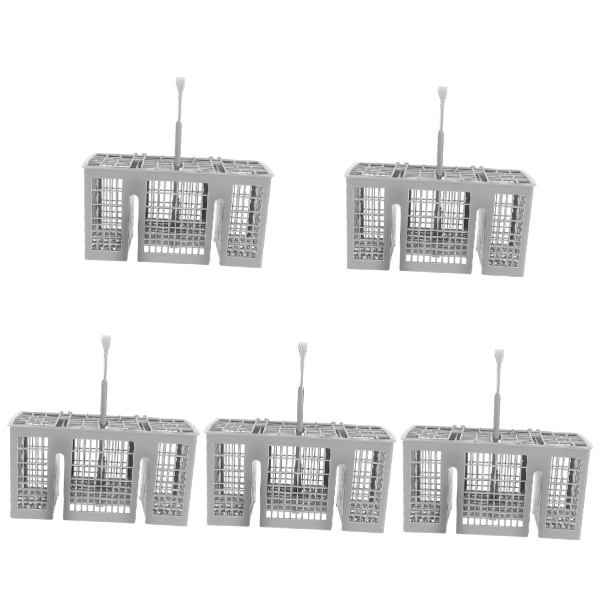 jojofuny 5piezas Cesta Organizadora De Cubiertos Para Lavavajillas y Duradera Compatible y Para Utensilios y Pequeños Artículos De Cocina