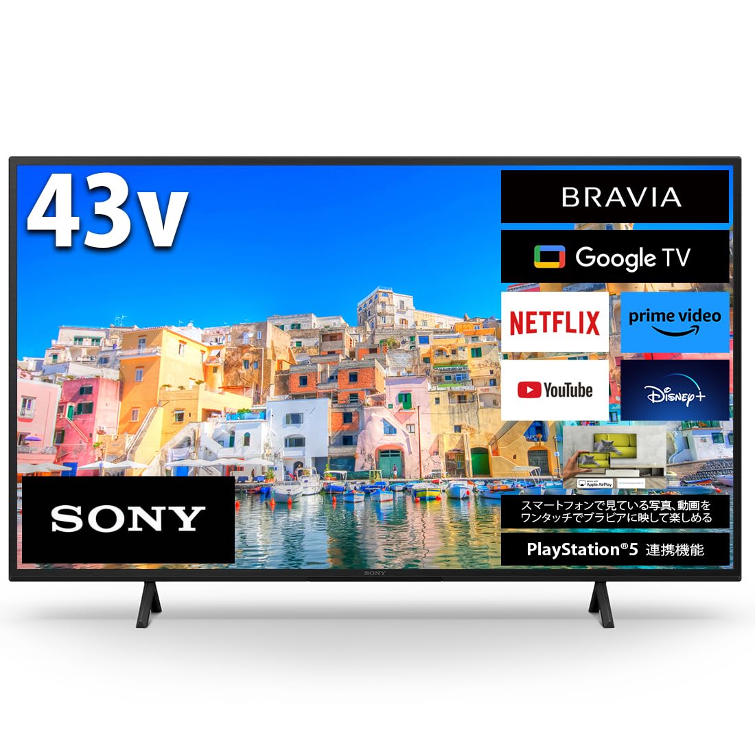 Amazon | ソニー(SONY) テレビ 43インチ 液晶 4K ブラビア KJ-43X75WL  
