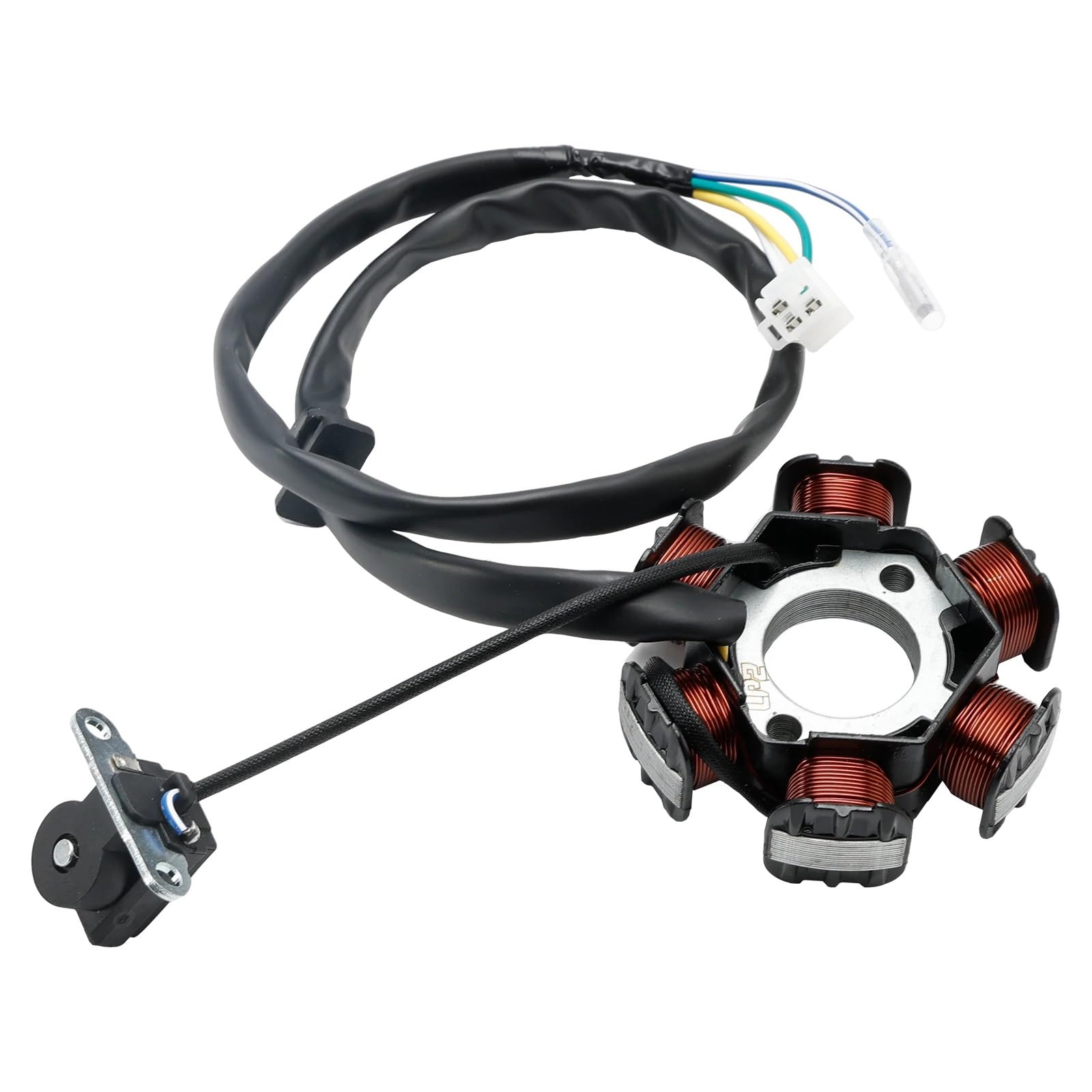 Alternador Stator Estator Compatible Con Aeon Para RS125 RS180 RSII125 RSII180 Para Utility 125 180 Para Overland 125 180 ATV 31120119-00A Generador De Estator De 4 Cables