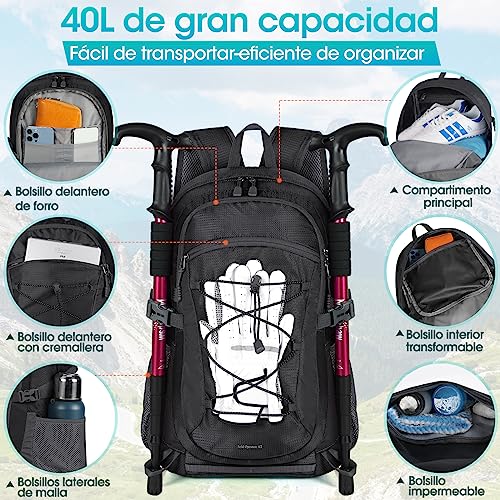 Mochilas, Outdoors mochila campismo Marca RAINSMORE (3)
