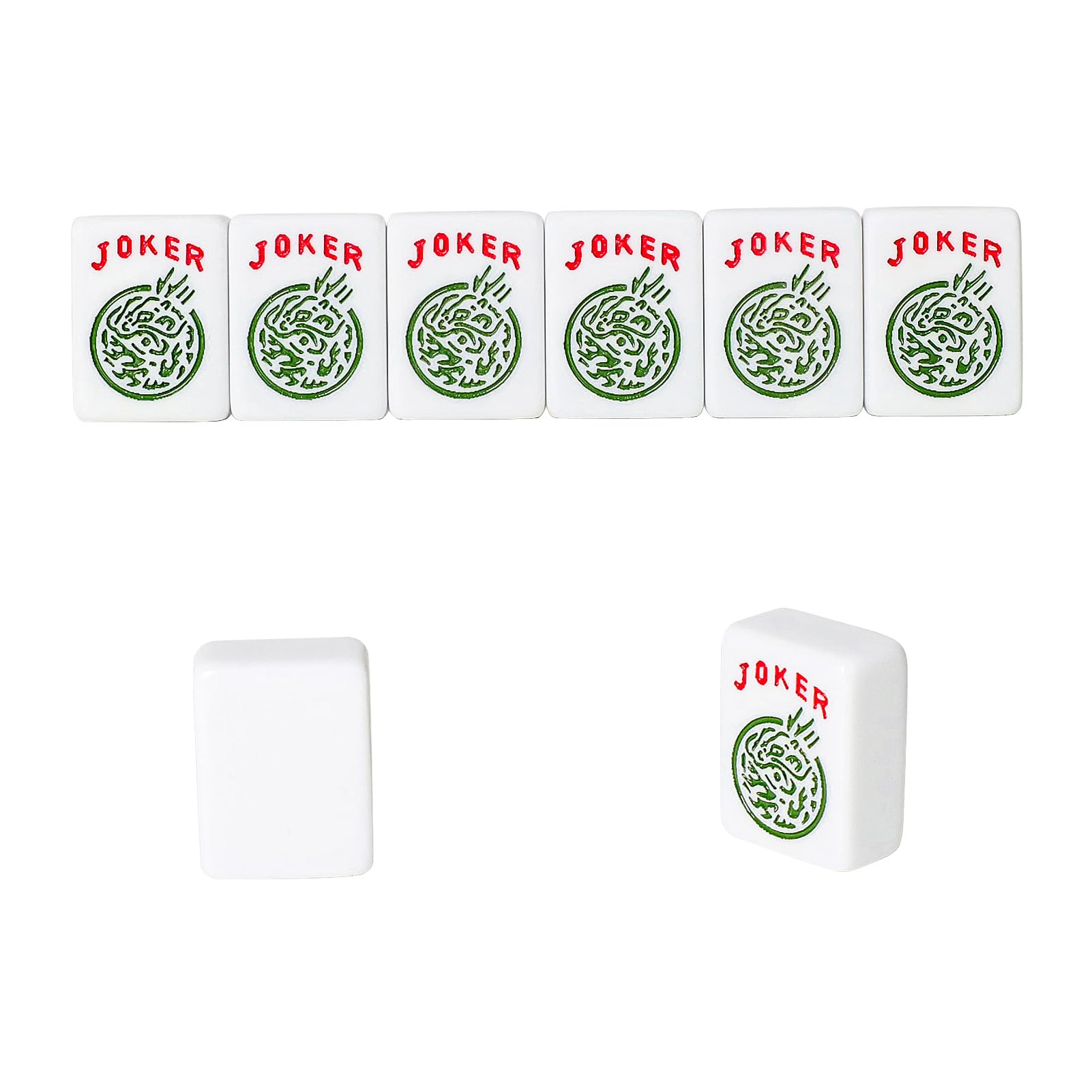 GUSTARIA 8 Pieces American Mahjong Joker Tiles, Mahjong Accessories (Standard Size 1.2”,Tiles Only)