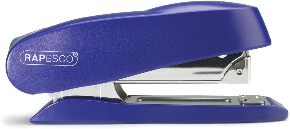 Rapesco Stapler, Luna Heavy Duty Half Strip Stapler, 50 Sheet Capacity