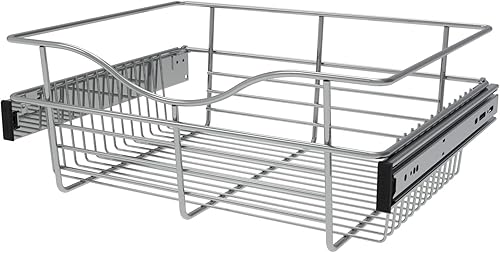 Rev-A-Shelf - CB-181407CR-1 - Cesta extraíble para armario cromado