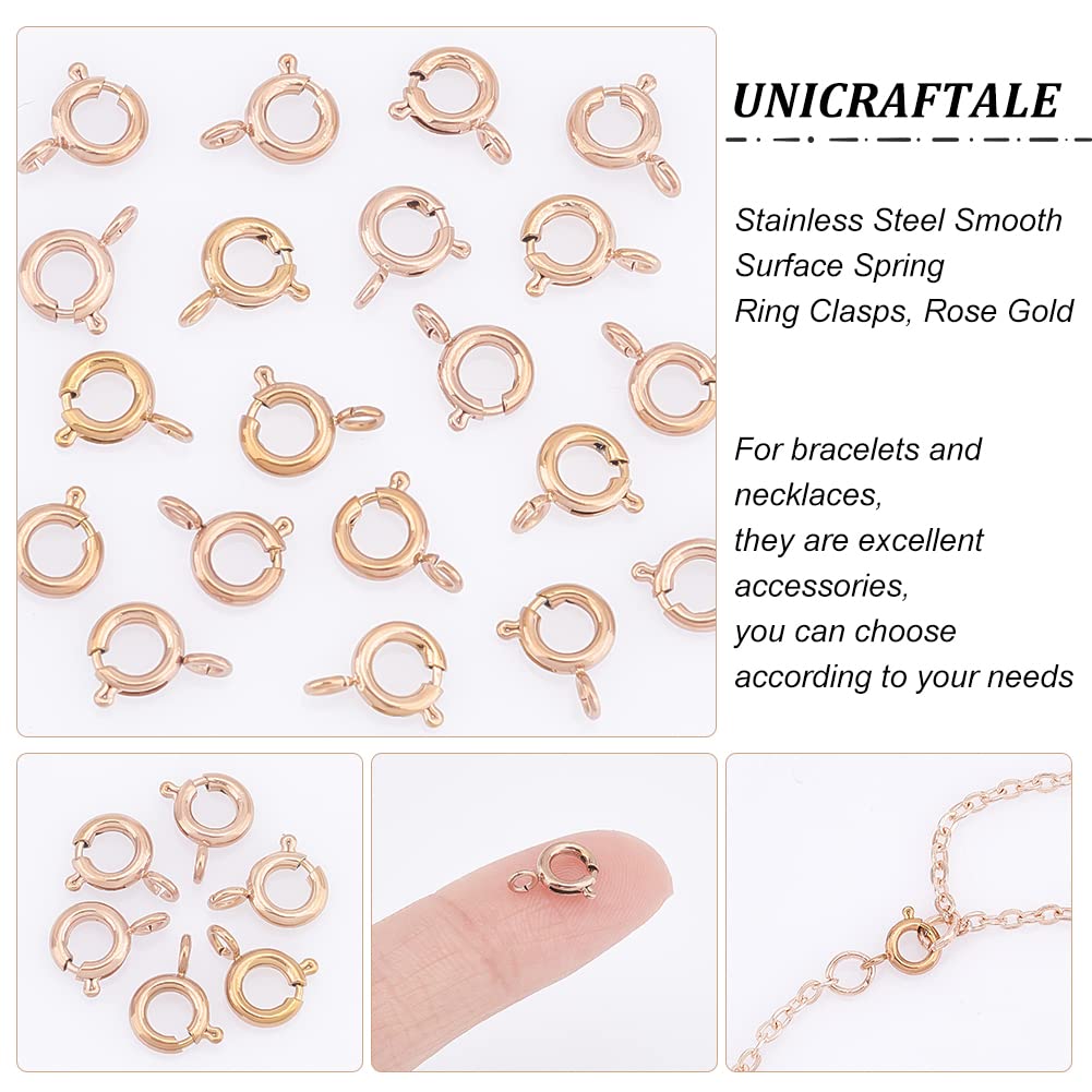 UNICRAFTALE Lot De 2 Anneaux De Porte à Ressort En Acier