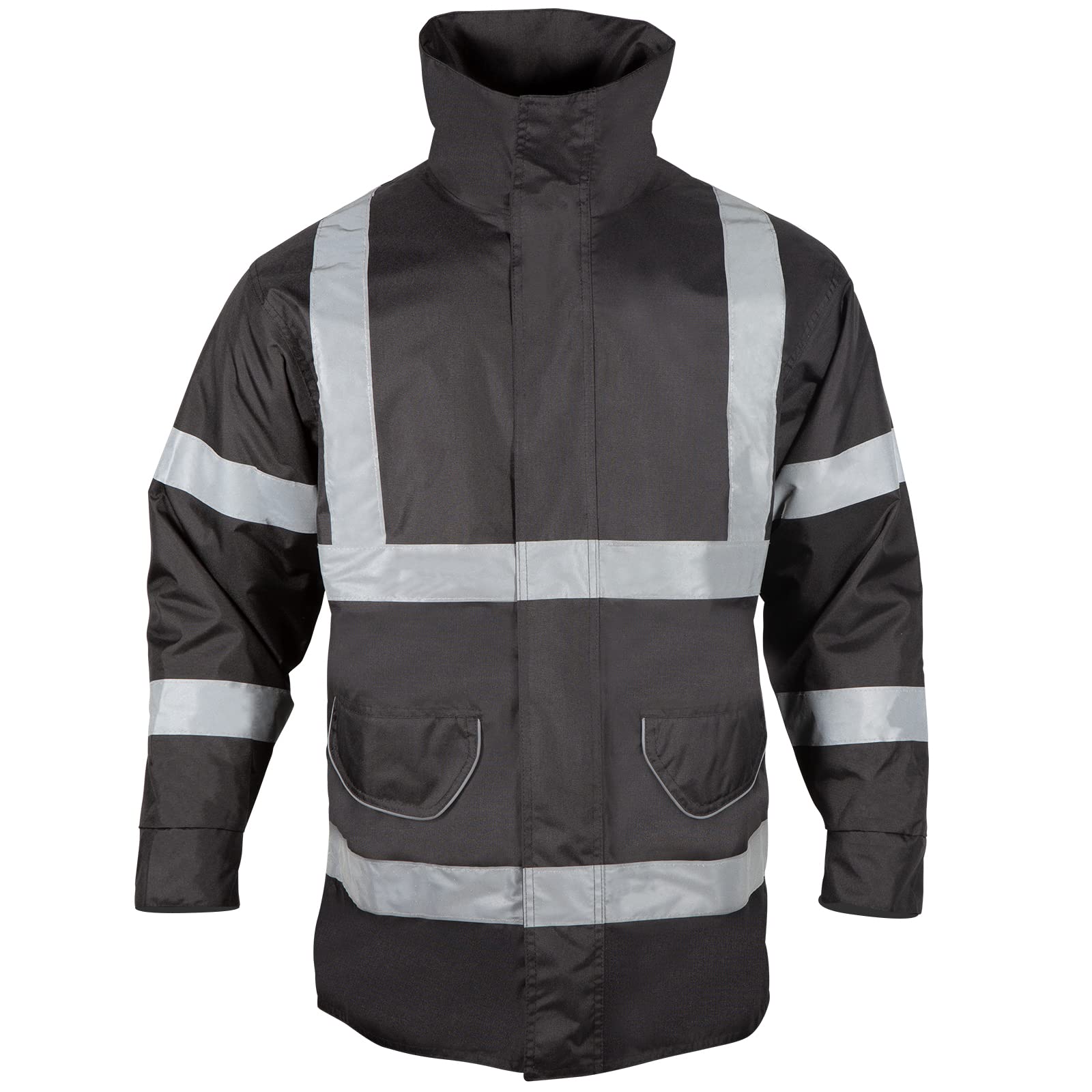 Men Waterproof Hi Vis Winter Jacket 