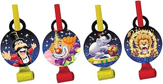 Creative Converting Big Top Birthday 8 Count Blow Out Noise Maker