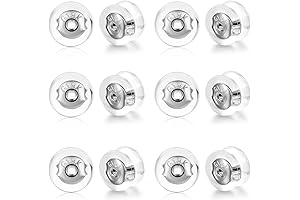 18K Gold Earring Safety Backs | Secure Locking Backs for Studs