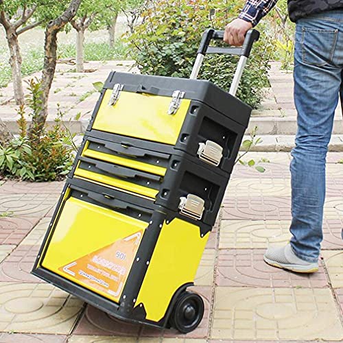 Carrito multifuncional portátil con 3 niveles y carga 80 kg miniatura 2