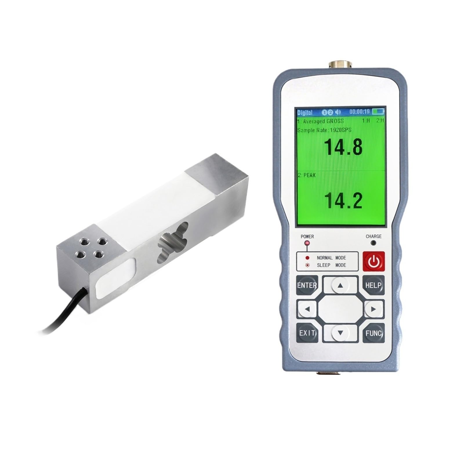 Handheld instrument +single point Load cell, cantilever shear beam loading electronic Force Weight Pressure 100kg200kg350kg(200kg)