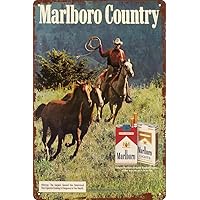 Amazon.co.jp: JIOBEATS Marlboro Cigarettes Cowboy Man Ads ポスター