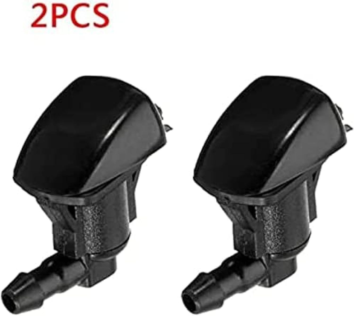 Car Wiper Nozzle 2Pcs Car Windshield Washer Wiper Water Spray Jet Nozzles for Tundra 2000-2006 Replacement Parts