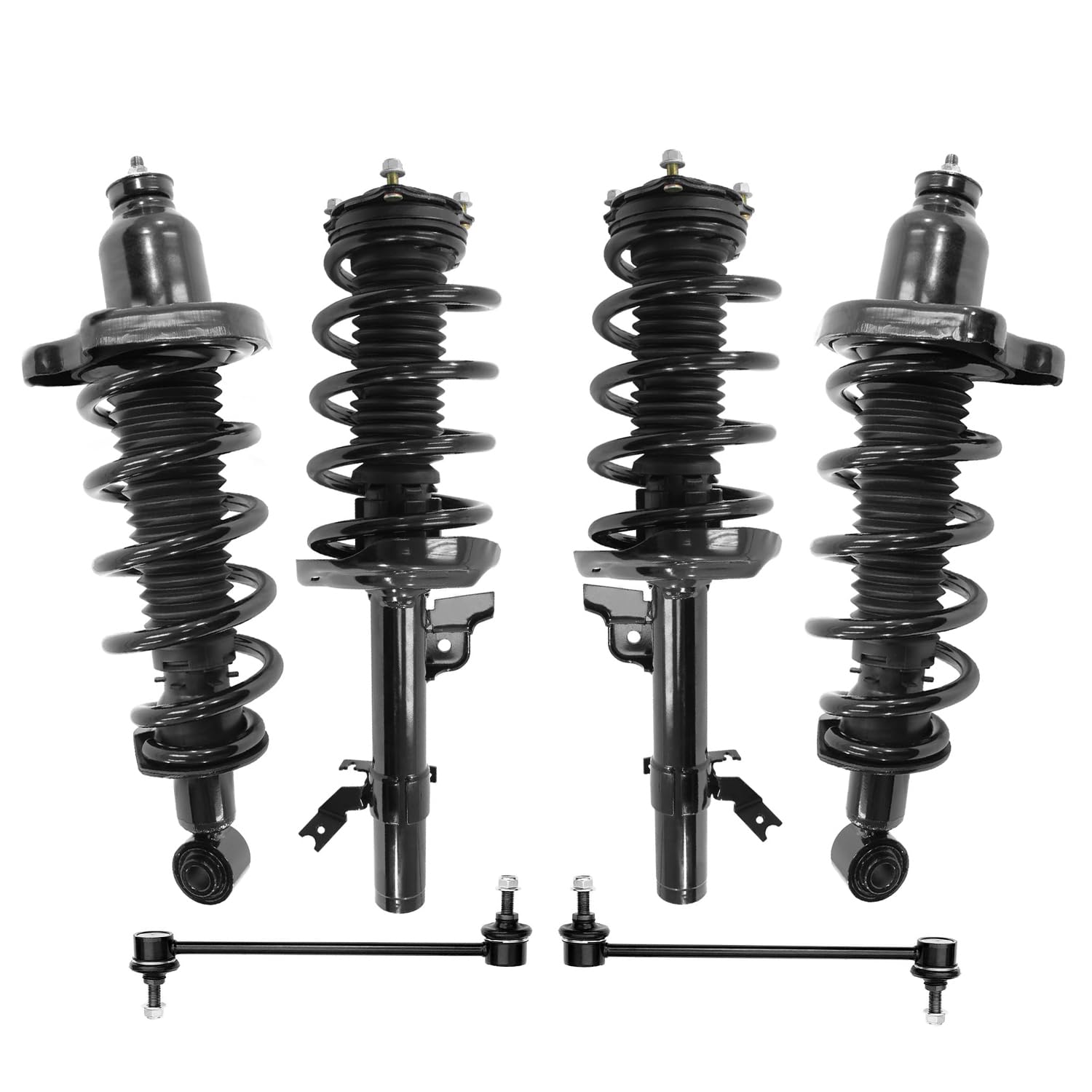 Detroit Axle - FWD 6pc Struts Sway Bar Links for 2014-2020 Acura MDX 4