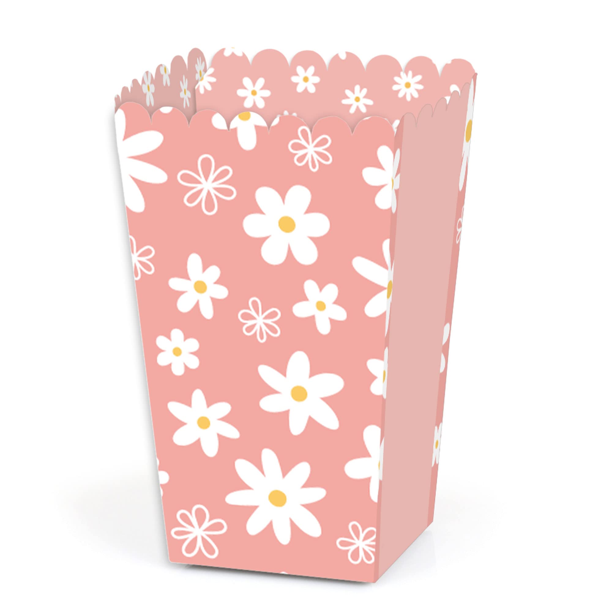 Big Dot Of Happiness Popcorn-Boxen Im Pinken Karo-Design – 12-teiliges Set Für Süßigkeiten, Partygeschenke & Deko