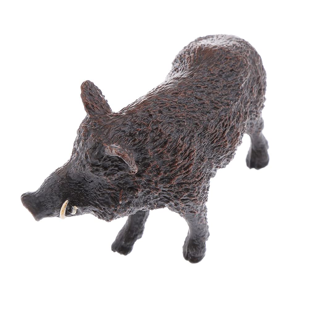 Figura Cinghiale Realistica In PVC - Modellino Dipinto A Mano 7cm Per Gioco E Collezione - 4