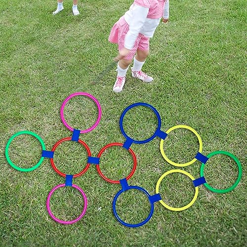 kowaku 10-teiliges Speed-Agility-Set, Speed- und Agility-Trainingse, multifunktionales Fußball-Trainingse-Set für Zuhause, Fitnessstudio, 38CM