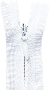 30PCS Invisible Nylon Coil Zipper,Clothing Zipper,DIY Sewing Tools for Craft Special14 inch,White