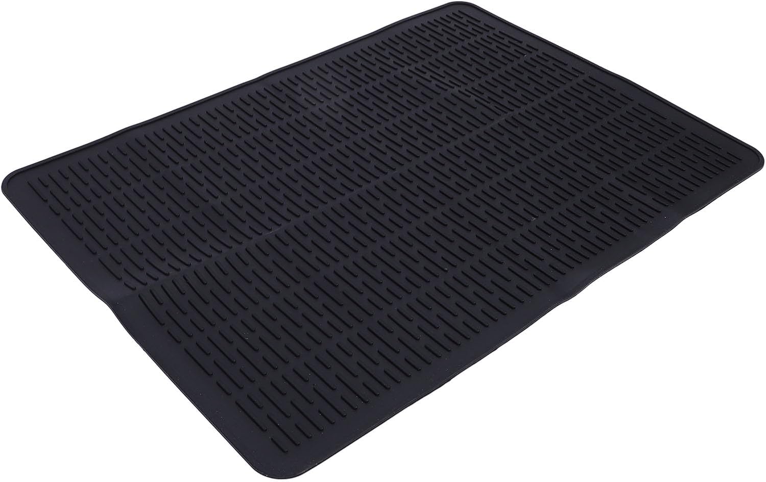 Zerodis Silicone Kitchen Mat Cooktop Parts Accessories Stove Cover Dish Dryign Mat Countertop Protector Heat Insulastion Cover Suitable for Home Kitchen Stovetop 20x28in Silicone (Black)