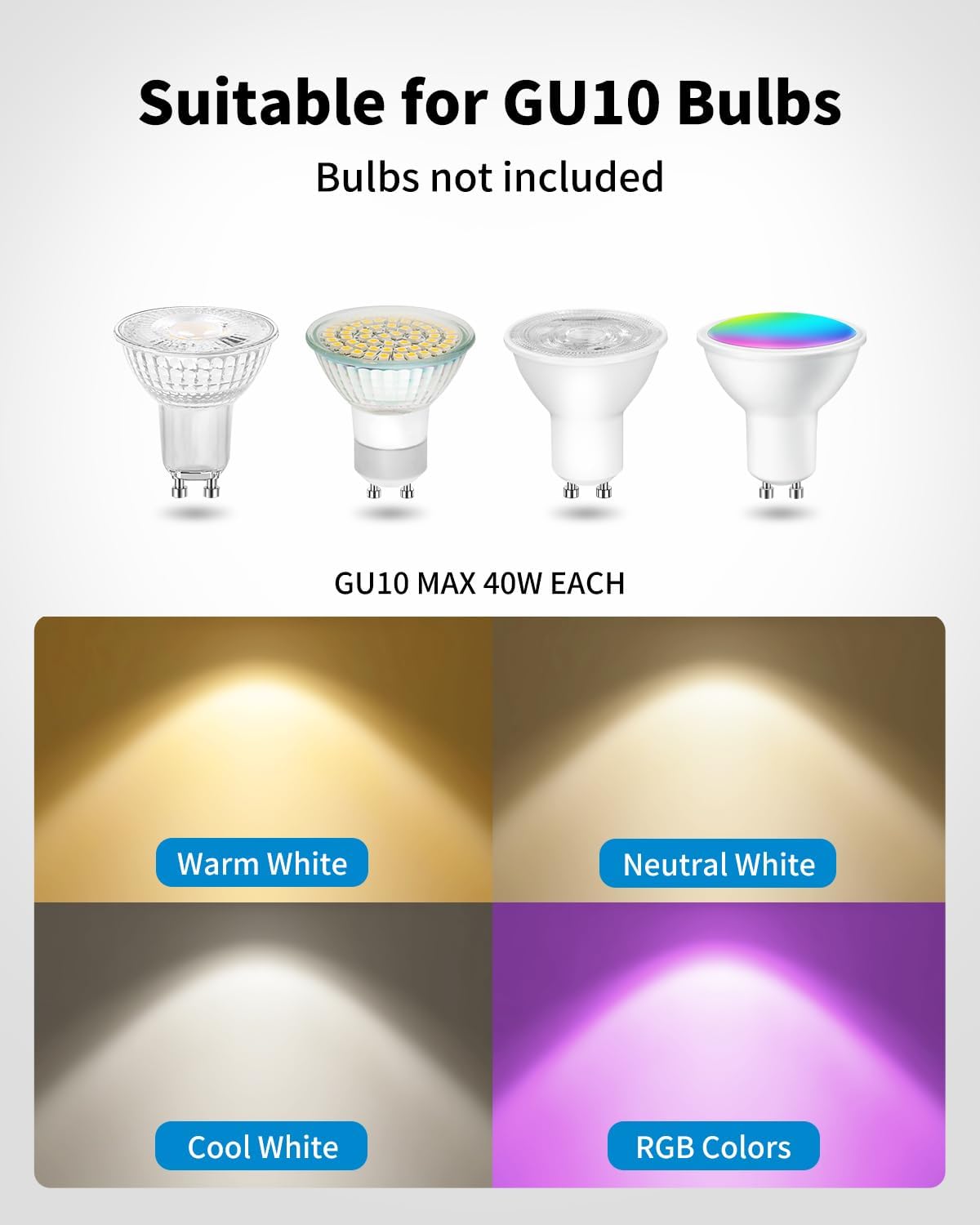 LVWIT 3-Light Track Lighting Fixtures Ceiling with Flexibly Rotatable Head, Modern Chrome Track Lighting Kit, Ceiling Spotlights for Kitchen, Living Room, Bedroom (GU10 Socket, Bulbs Not Included)