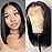 UTIDE 13x4 Lace Front Bob Wig Human Hair HD Lace Glueless Short Straight Frontal Bob Wig for Black Women Human Hair Pre Plucked with Baby Hair Side Part 150% Density Natural Color 12 Inch