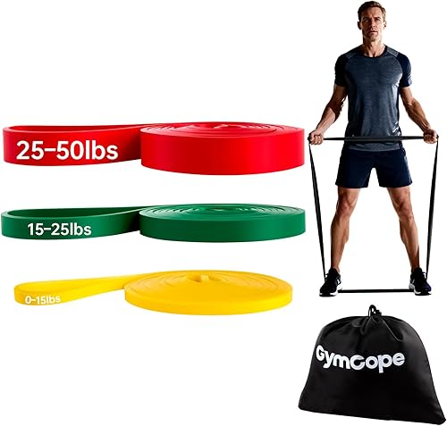 Bandas de resistencia para dominadas, juegos de bandas de asistencia de 345 para hombres y mujeres, bandas de ejercicio de entrenamiento resistentes