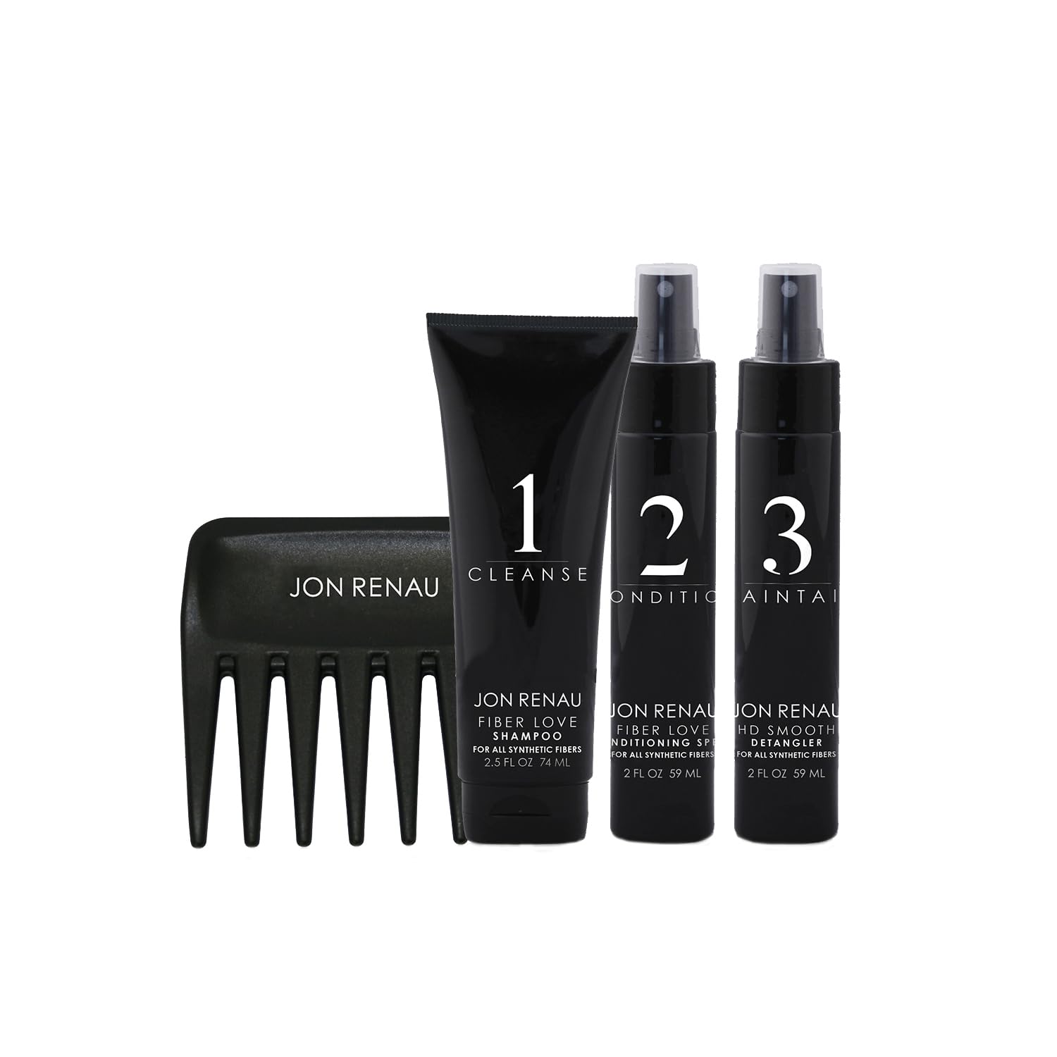 Jon RenauSynthetic Hair Care Kits (3 Piece 2oz Bundle)