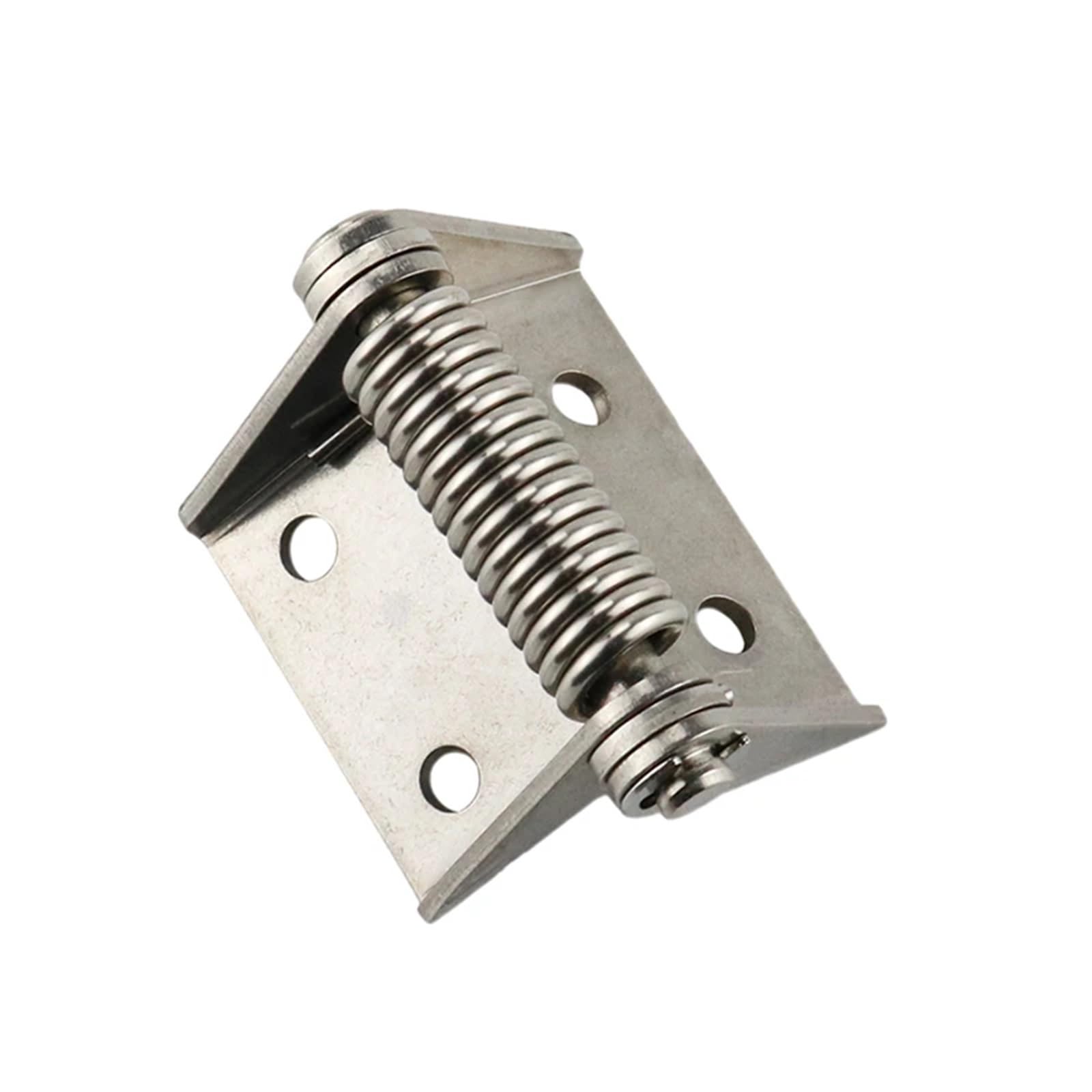 FQJYXWEWL Stainless Steel Self Closing Return Spring Large Load Bearing Hinge 1Pcs