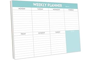 Tear-Off Weekly Calendar Pad: Plan and Organize Your Time Effortlessly