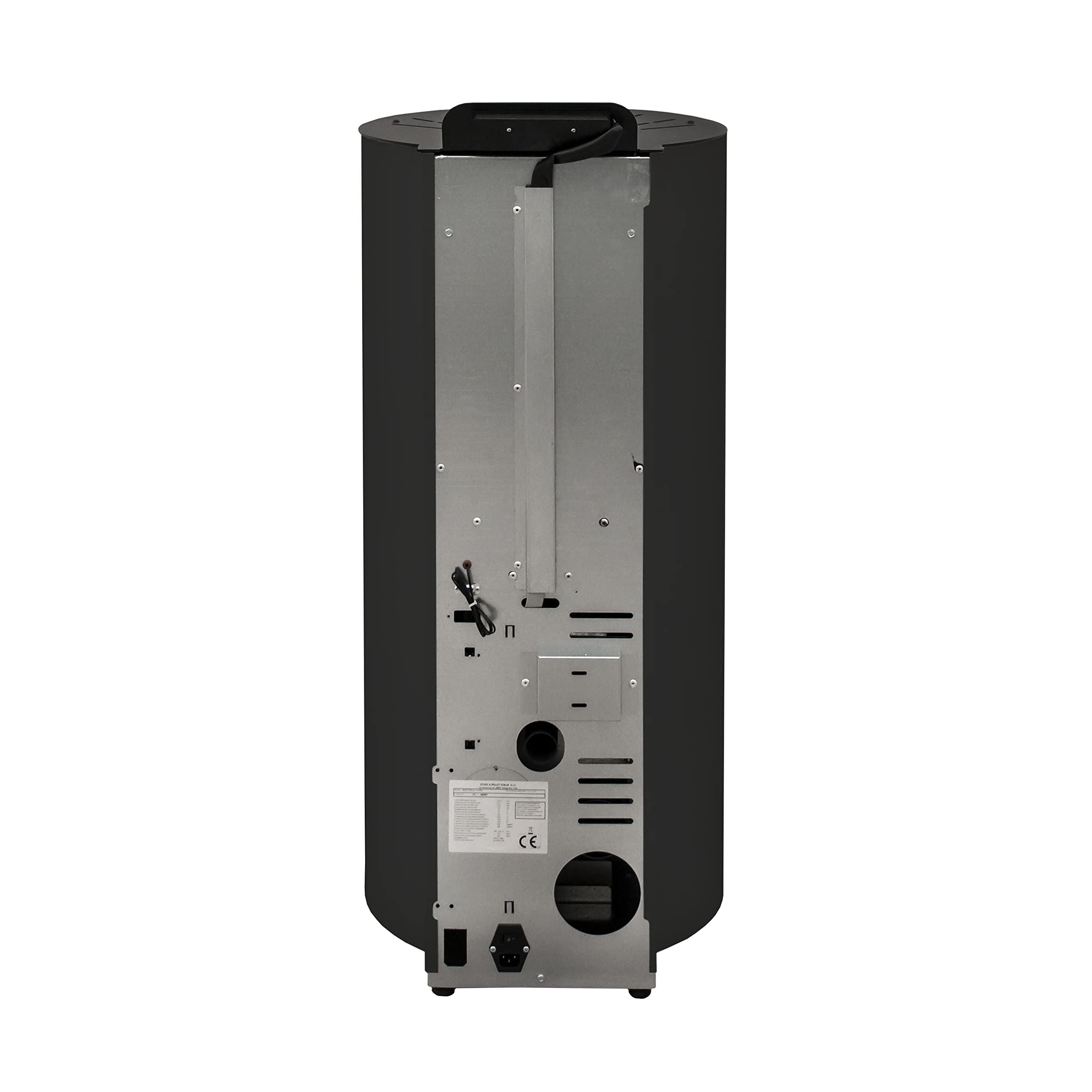 STUFE A PELLET ITALIA Boston 14 KW Canalizable WiFi | Estufa de pellets de aire ventilado, eficiencia 89% calefacción, 130 m², autonomía 15 h, programable, control WiFi 5 velocidades y potencias,