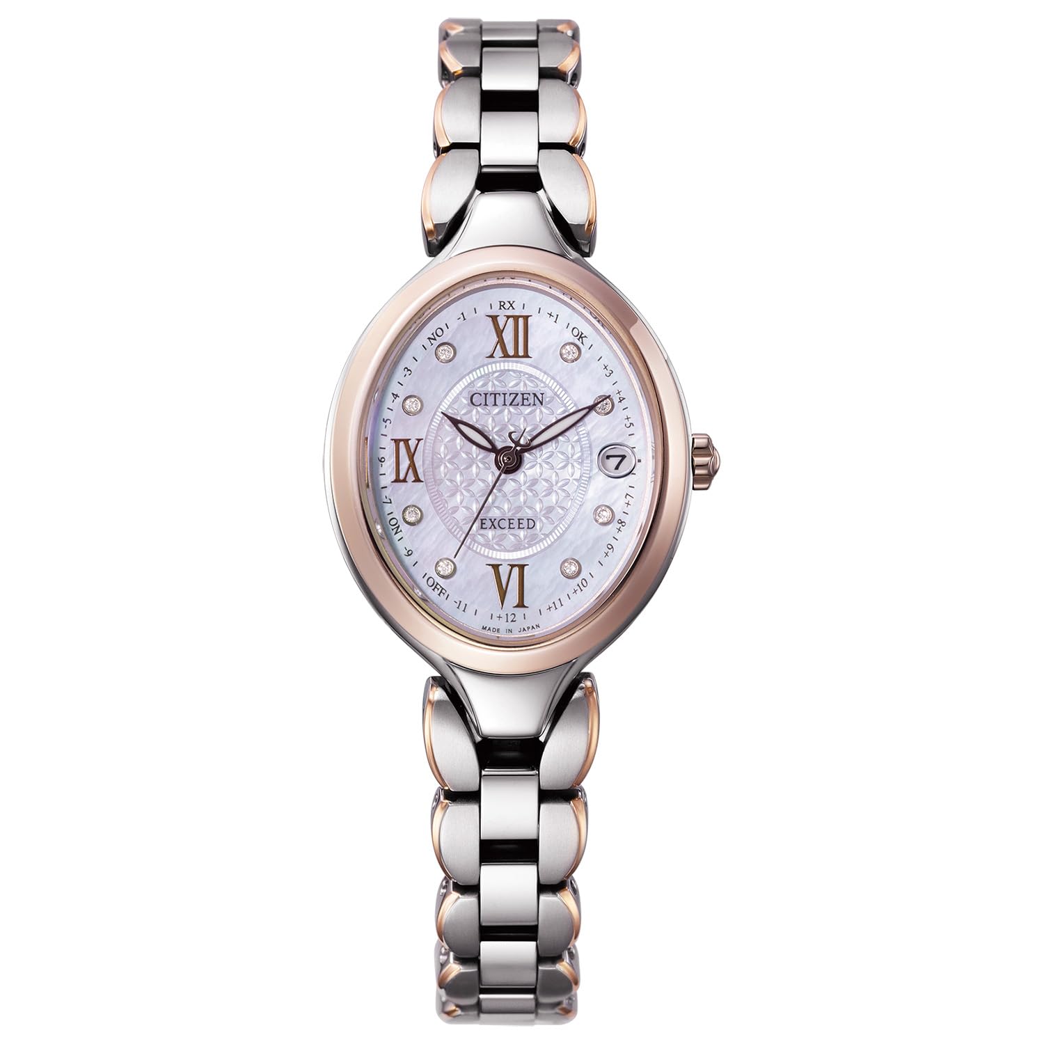 Amazon | [CITIZEN] 腕時計 EXCEED (電波時計/ダイヤモンド/防水