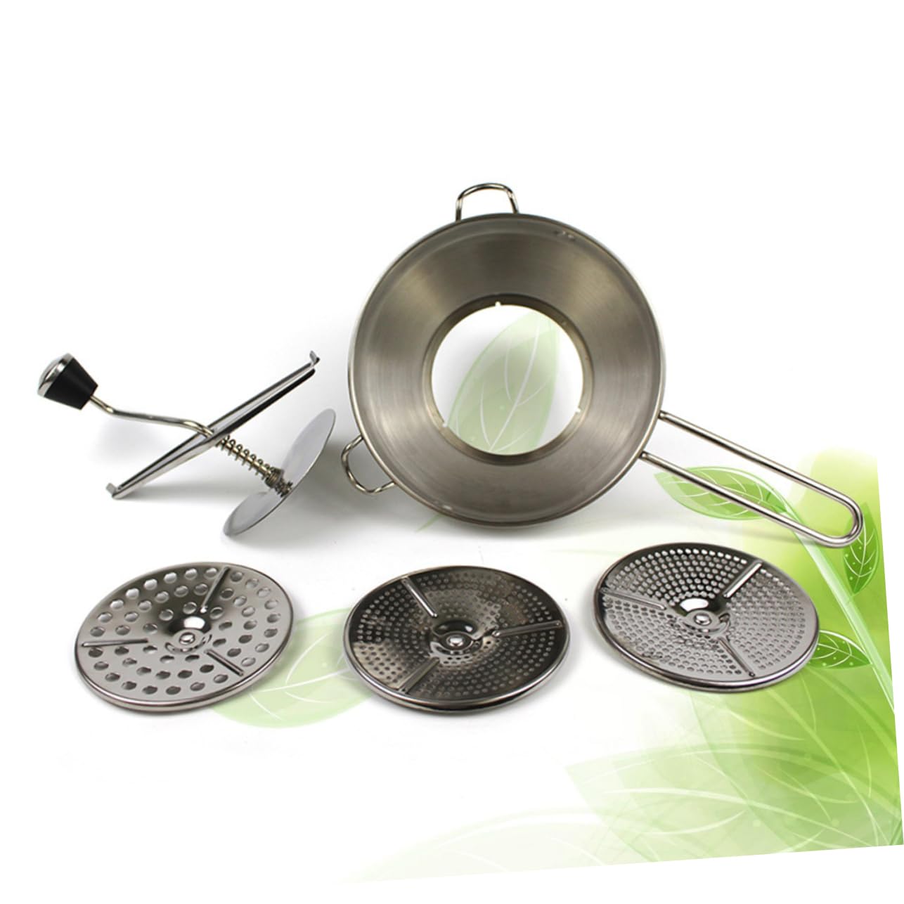 Alipis Edelstahl Gemüsemixer Für Babybrei Obst Und Gemüsezerkleinerer Leicht Zu Reinigen Ergonomisches Design Für Zubereitung Von Babynahrung - Hochwertige Küchenutensilien Für