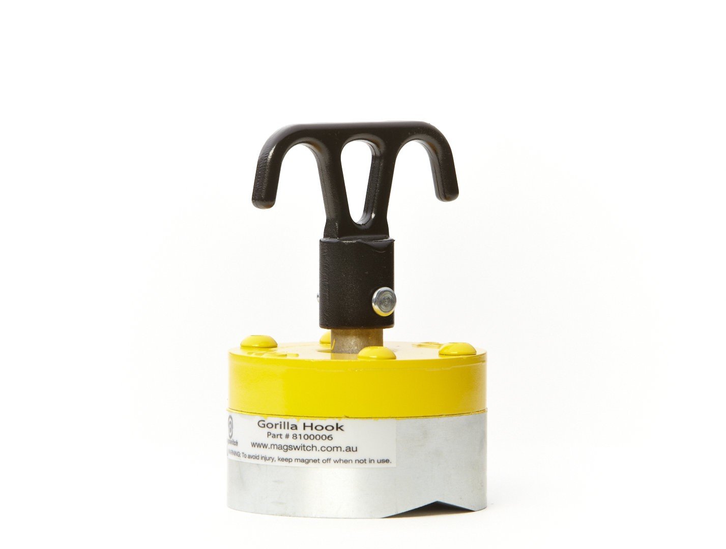 Magswitch MagHook Magnethaken – Schaltbarer Magnet Wandhaken – Starker Magnethalter bis 42 lb / 18 kg – Werkzeughalter für Werkstatt, Kabel, Schläuche – Magnetischer Haken