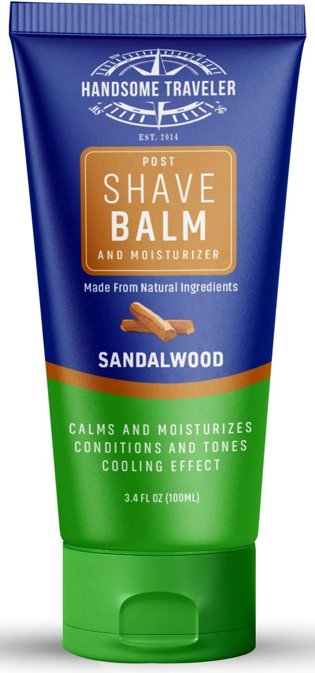 After Shave Balm Aftershave for Men Face and Head Moisturizer Natural and Organic Ingredients Calms Skin Eliminates Razor Bumps Burn Irritation