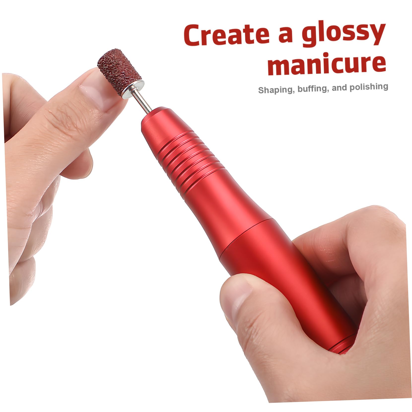 1set Trapano Elettrico Per Unghie Kit Manicure Portatile Con Batteria Integrata Levigatore Manicure Per Donne Strumenti Professionali Per Salone e Uso Domestico