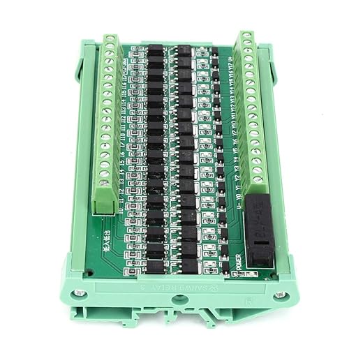 Miniatura 3 de Tablero amplificador PLC de 16 canales,Placa de aislamiento de PLC 12-36VDC,Entrada NPN Salida NPN PLC Placa de aislamiento PLC Tablero de relé PLC