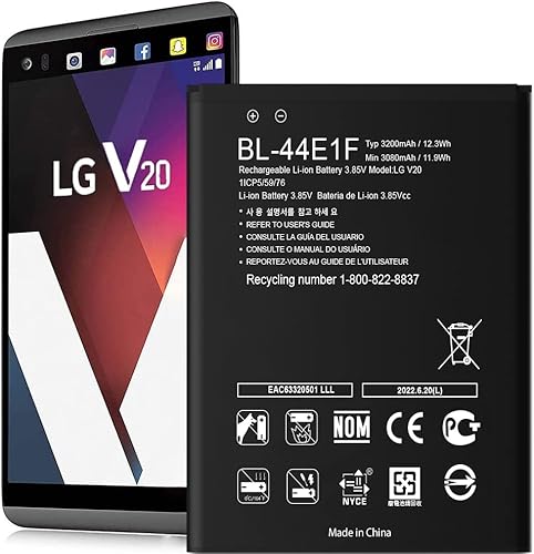 Miniatura 2 de Batería LG G3 de 3700 mAh, BL-53YH Reemplazo de batería de polímero de litio mejorada para LG G3 D852, D855, D850, D850, D851, VS985, LS990