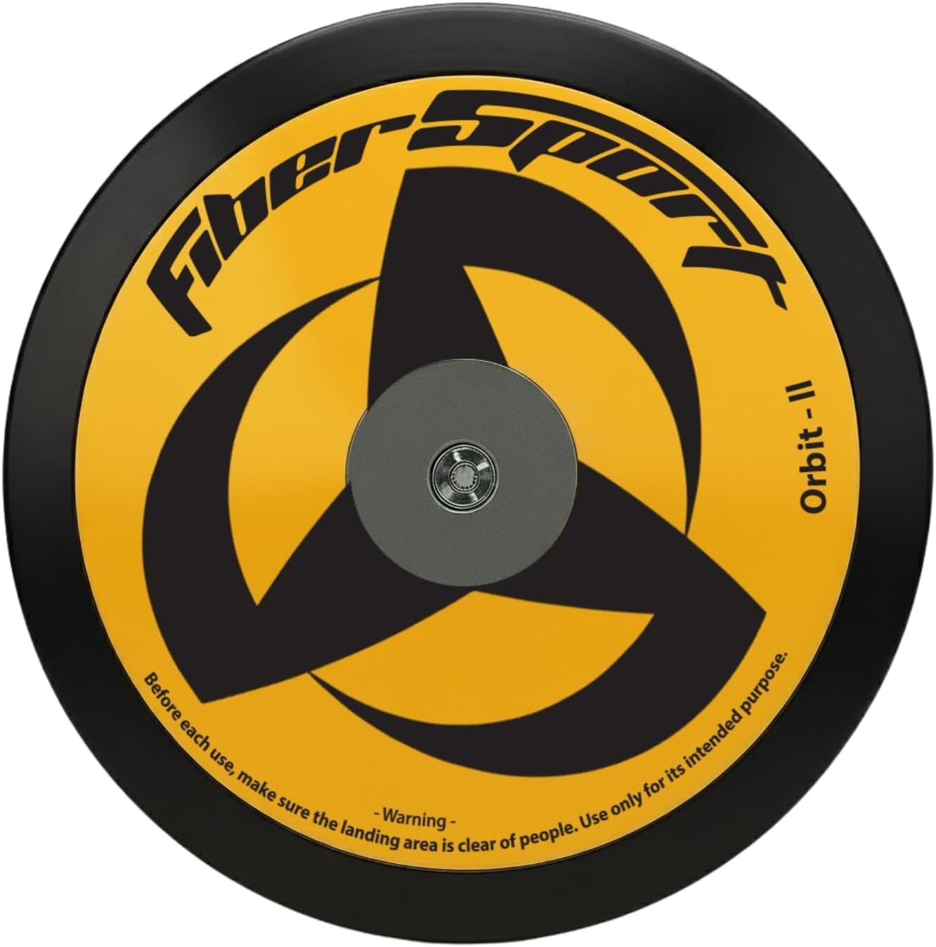 Discus, Orbit-II (Two) 1 Kg Discus, Low-Spin Discus 1k 78% Black Rim, 150FT-210Ft-65M