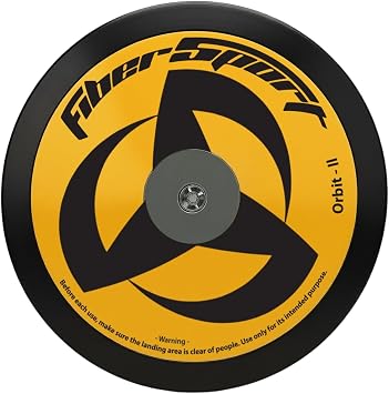 Discus, Orbit-II Two 2 Kg Discus, Low-Spin Discus 2k 78% Black Rim, 150FT-210Ft-65M