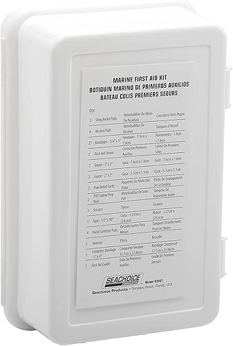 Miniatura 3 de Seachoice Kit de primeros auxilios de lujo para barcos, casas rodantes, estuche impermeable